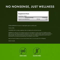 Swanson Vitamin D-3 5000 IU softgels bottle front view