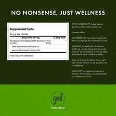 Softgels of Deltagold Tocotrienols capsules