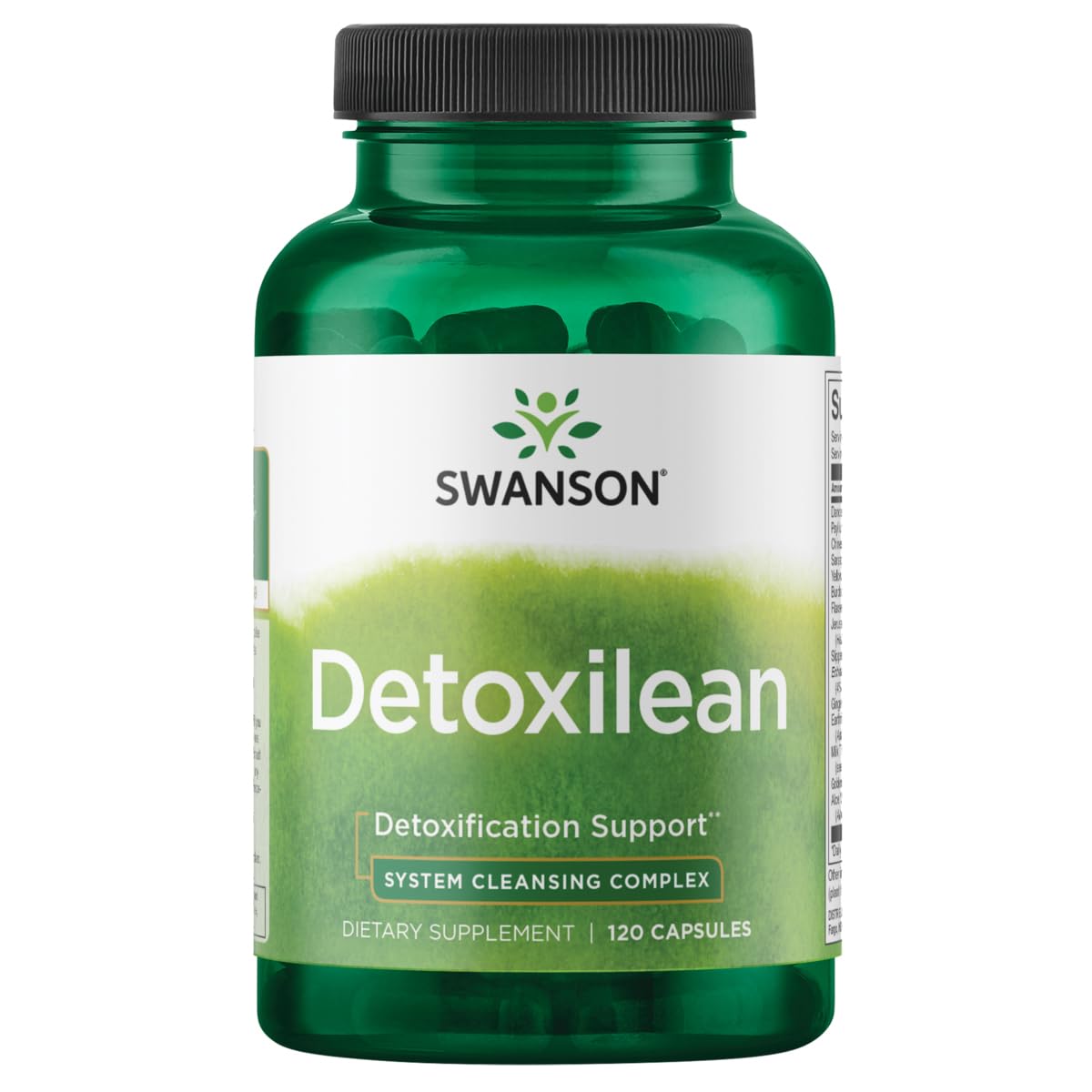 Bottle of Swanson Detoxilean 120 Capsules