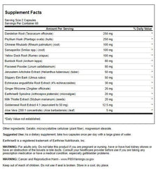 Detoxilean bottle label with product details
