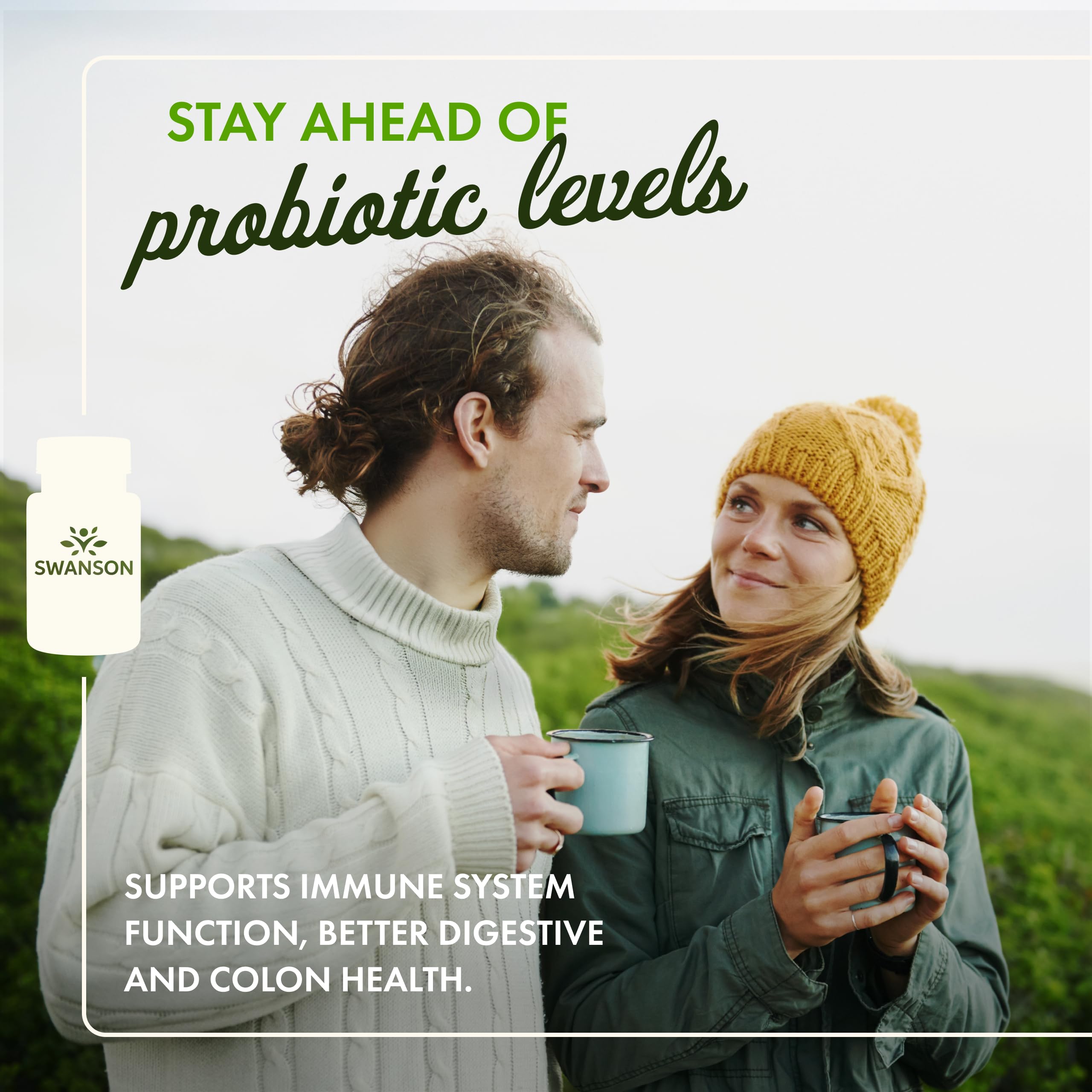 Close-up of probiotic bottle label highlighting 16 strains