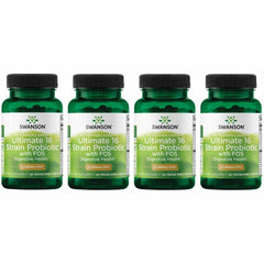 Front view of Swanson Dr Stephen Langer probiotic bottle with 16 strains