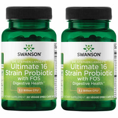 Bottle label of Swanson Dr. Stephen Langer's 16-strain probiotic