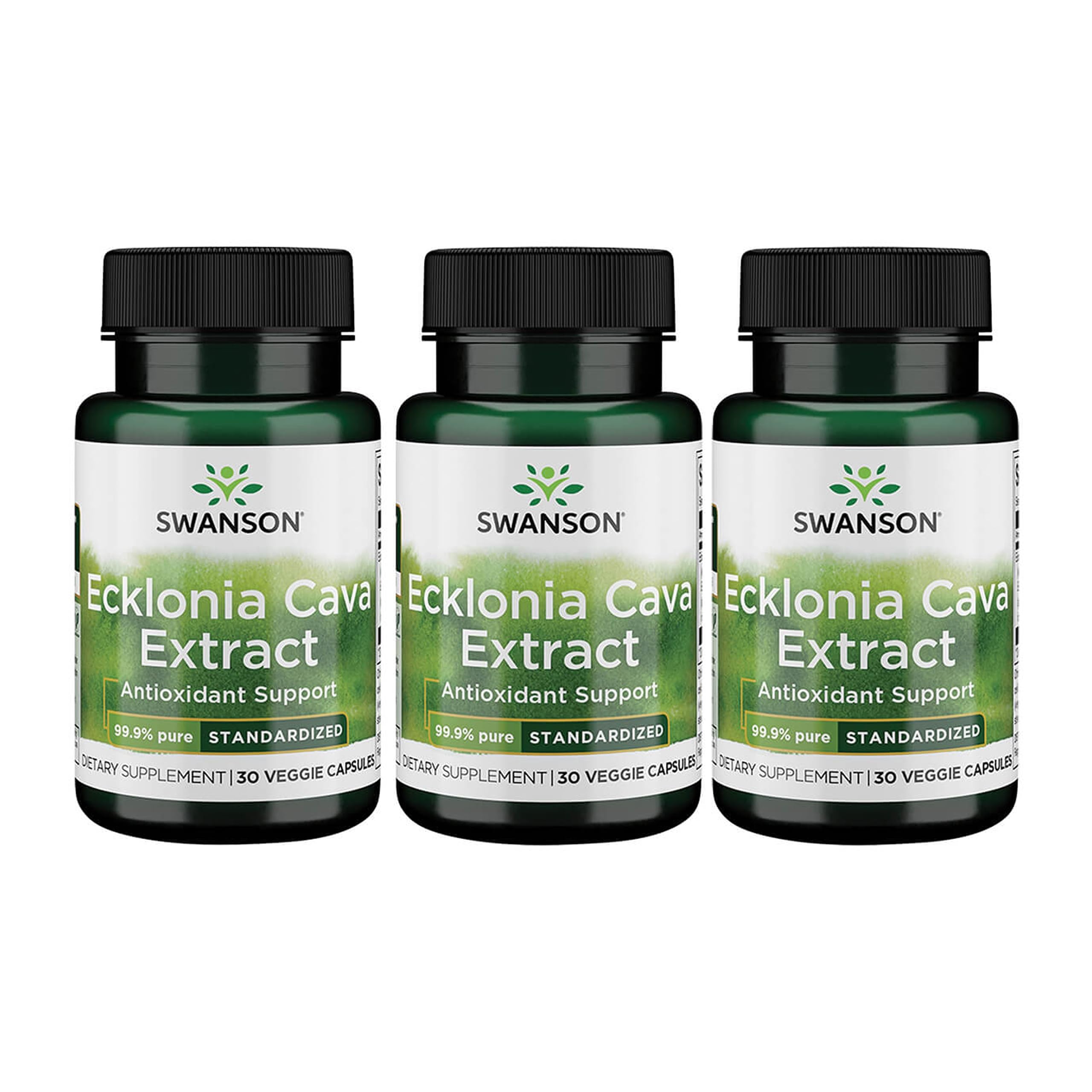 Swanson Ecklonia Cava Extract bottle with 30 vegan capsules