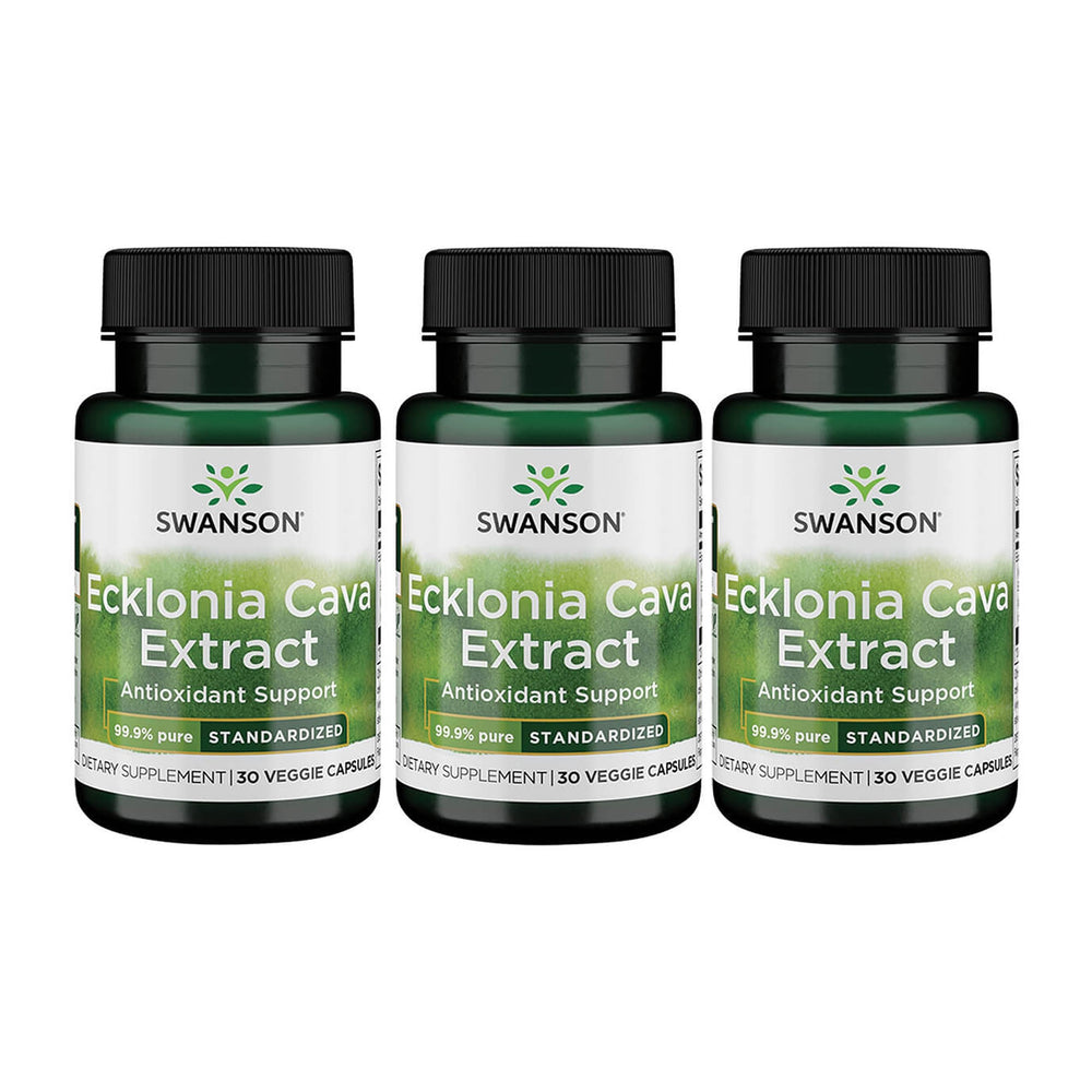 Swanson Ecklonia Cava Extract bottle with 30 vegan capsules