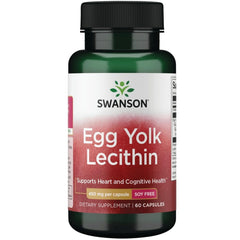 Swanson Egg Yolk Lecithin bottle - 60 capsules