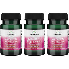 Swanson Estro8Pn Hop Extract 10 mg – 60 Vegetarian Caps – 3 Pack