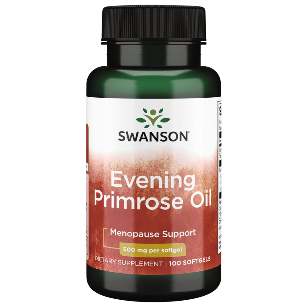 Swanson Evening Primrose Oil Omegatru 500 mg softgels bottle