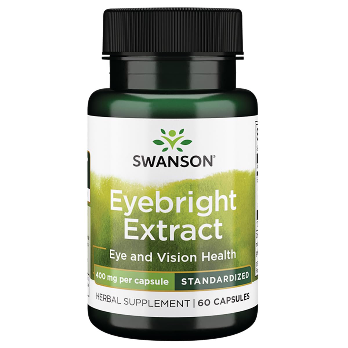 Swanson Eyebright Extract 400 mg bottle — 60 capsules