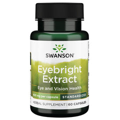 Swanson Eyebright Extract 400 mg bottle — 60 capsules