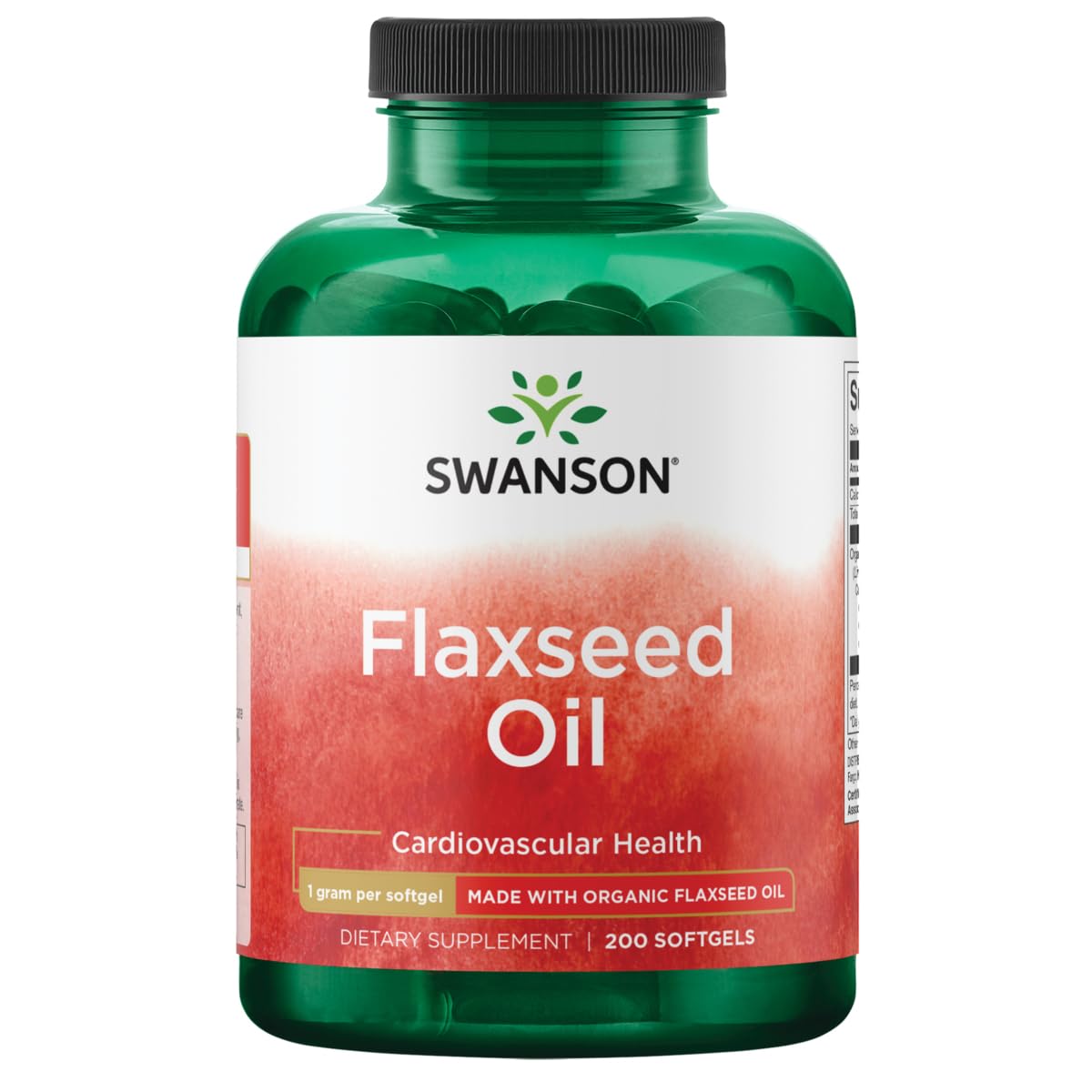 Swanson Flaxseed Oil Omegatru 1000 mg Softgels bottle - 200 count