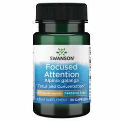 Swanson Focused Attention Alpinia Galanga bottle front