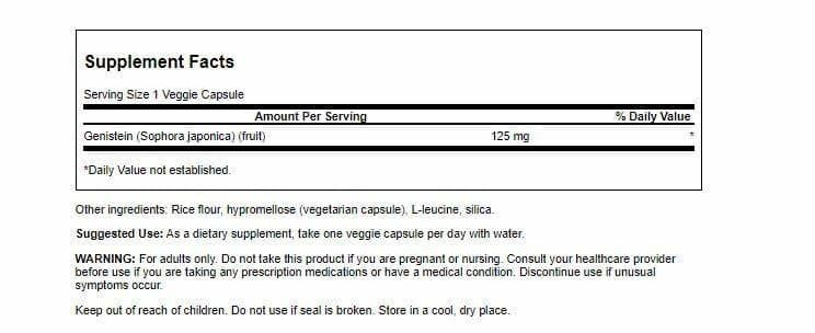 Genistein plant-based ingredient sourced from Sophora japonica fruit