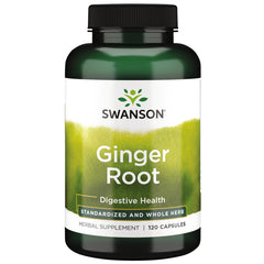 Ginger Root Standardized 250 mg - 120 capsules bottle