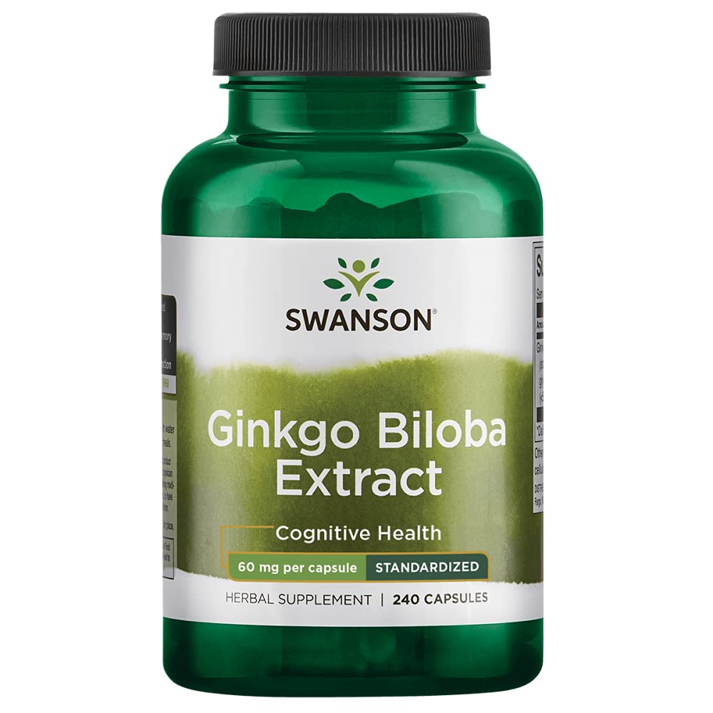 Swanson Ginkgo Biloba Extract bottle front view