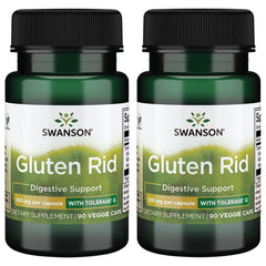 Swanson Gluten Rid with Tolerase G 100 mg – 90 Veg Caps (2 Pack)