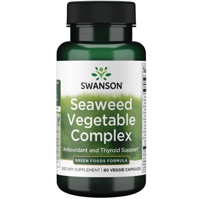 Capsules of Swanson Seaweed Vegetable Complex