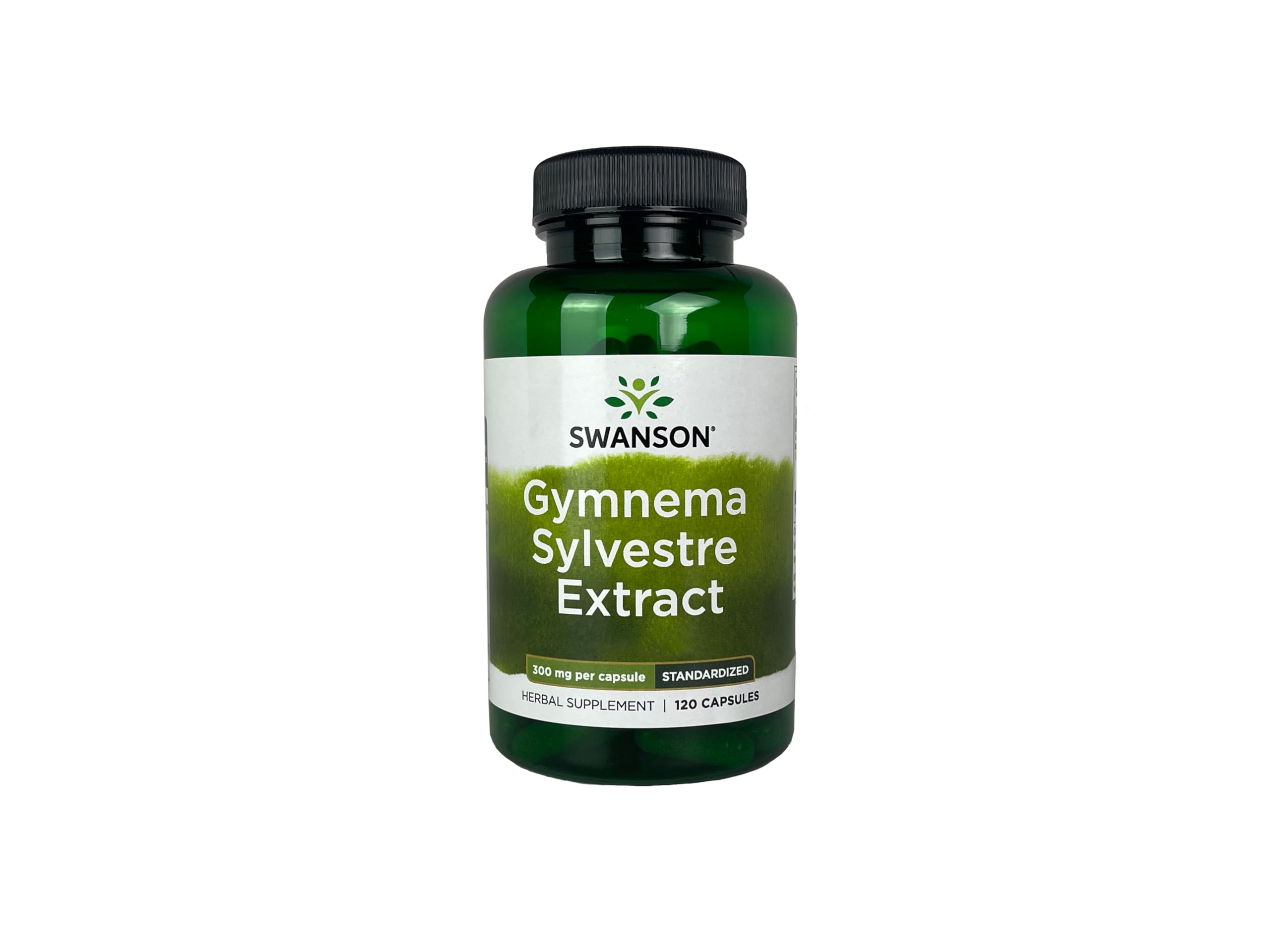 Swanson Gymnema Sylvestre Extract 300 mg bottle – 120 capsules (front view)
