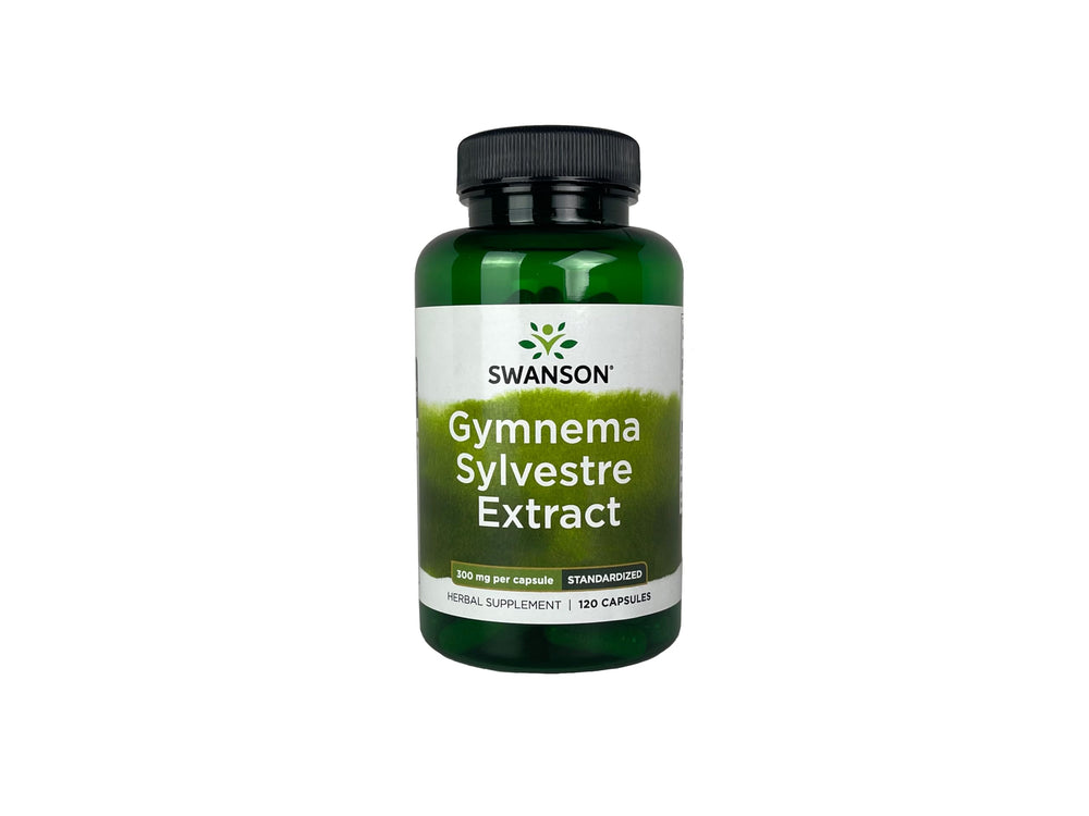 Swanson Gymnema Sylvestre Extract 300 mg bottle – 120 capsules (front view)