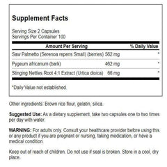 Close-up of Swanson Herbal Prostate Complex capsules