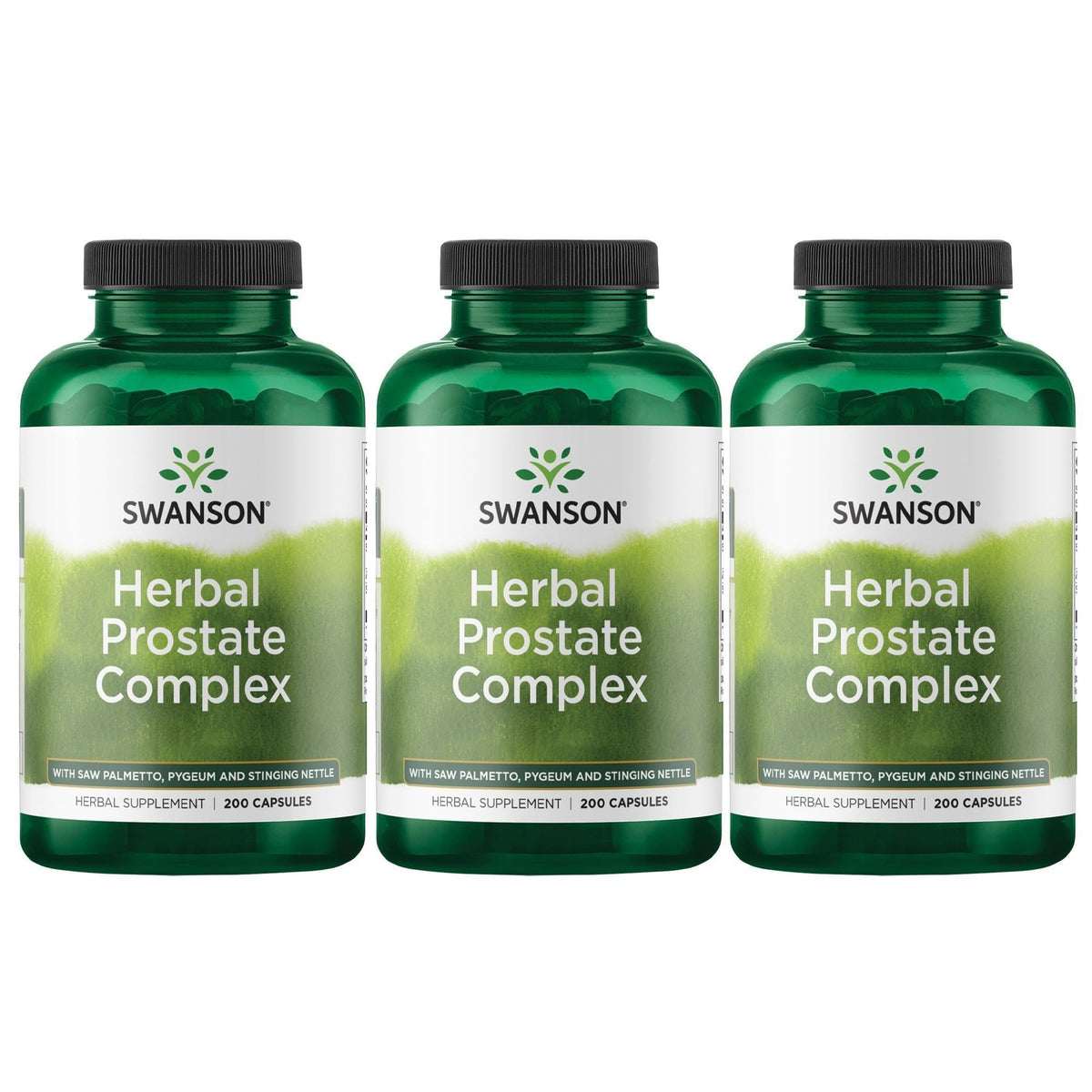 Swanson Herbal Prostate Complex bottle with capsules