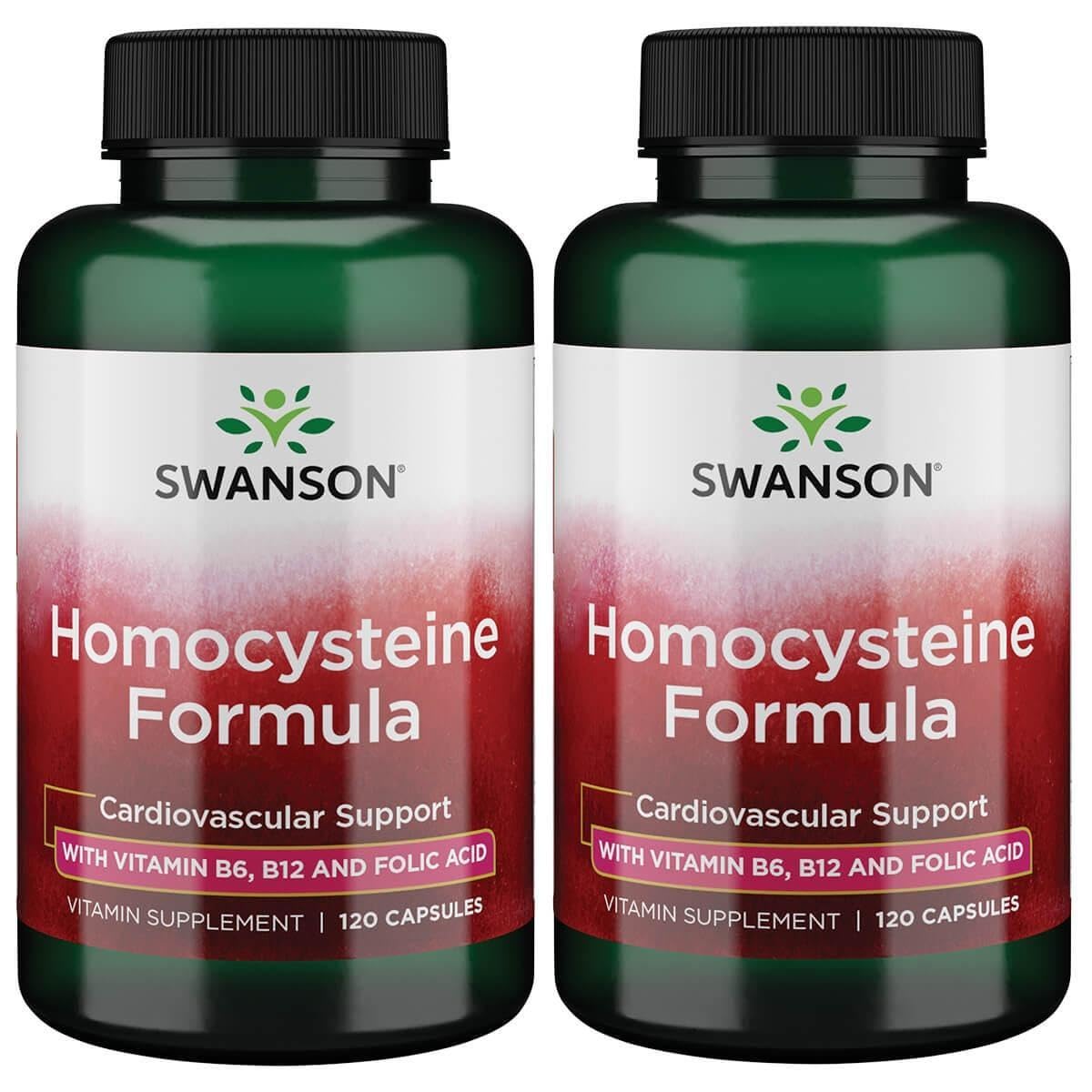 Swanson Homocysteine Formula 120 Capsules - 2 Pack bottle