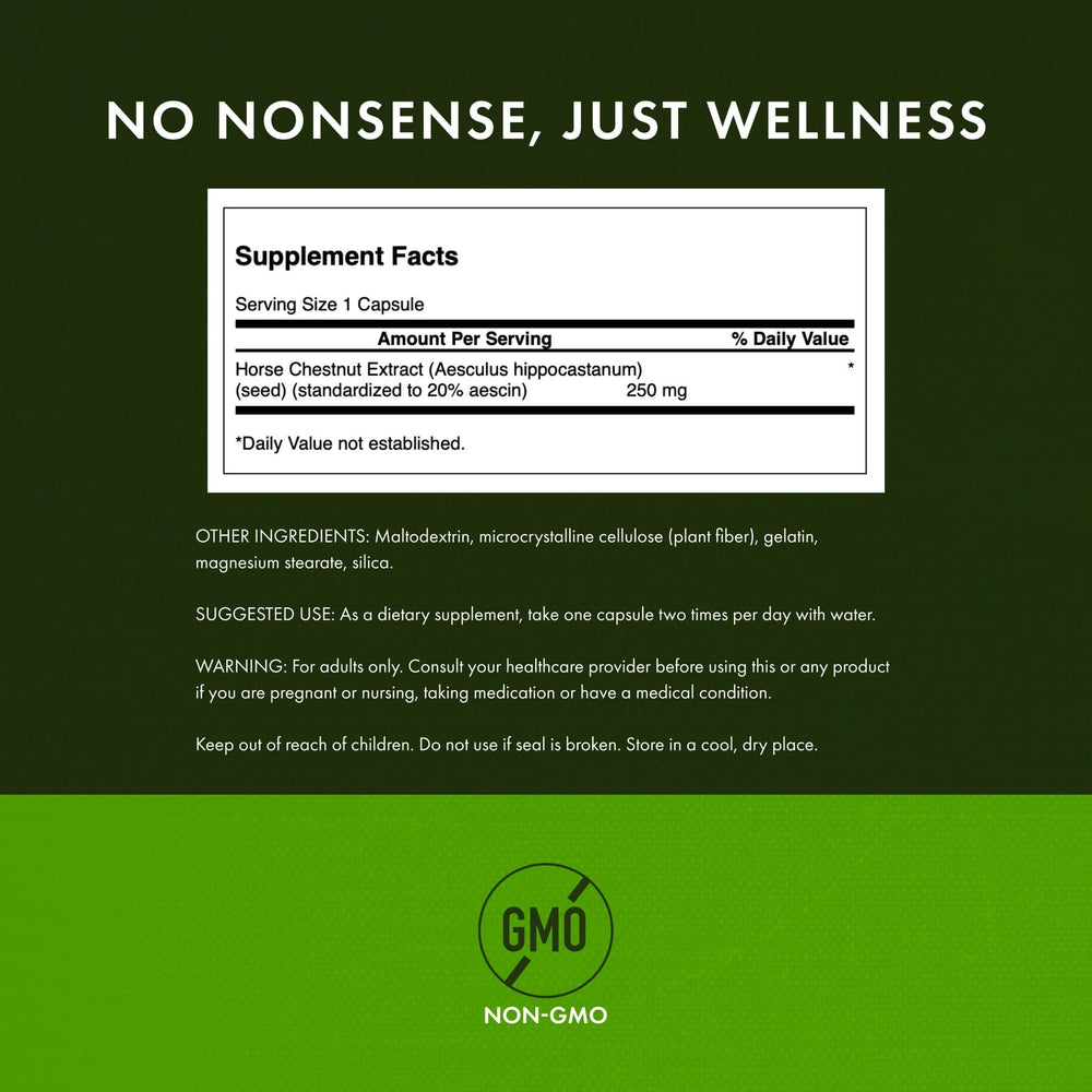 Two Swanson Horse Chestnut bottles in a 2-pack