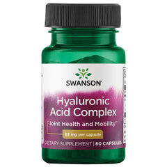 Swanson Hyal-Joint Hyaluronic Acid Complex bottle and capsules