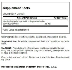 Close-up of Swanson Hyal-Joint bottle and capsules