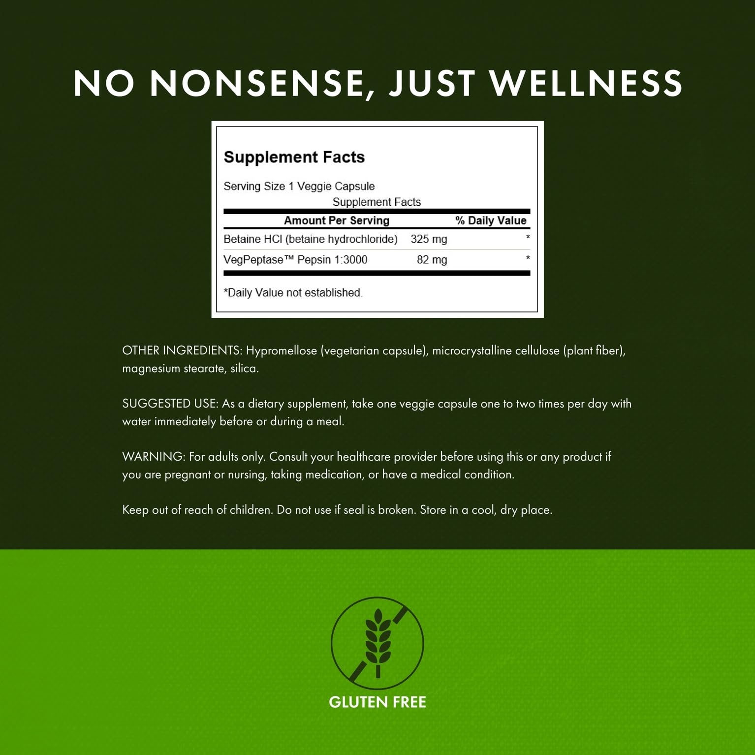 Bottle showing 250 capsules count and product information