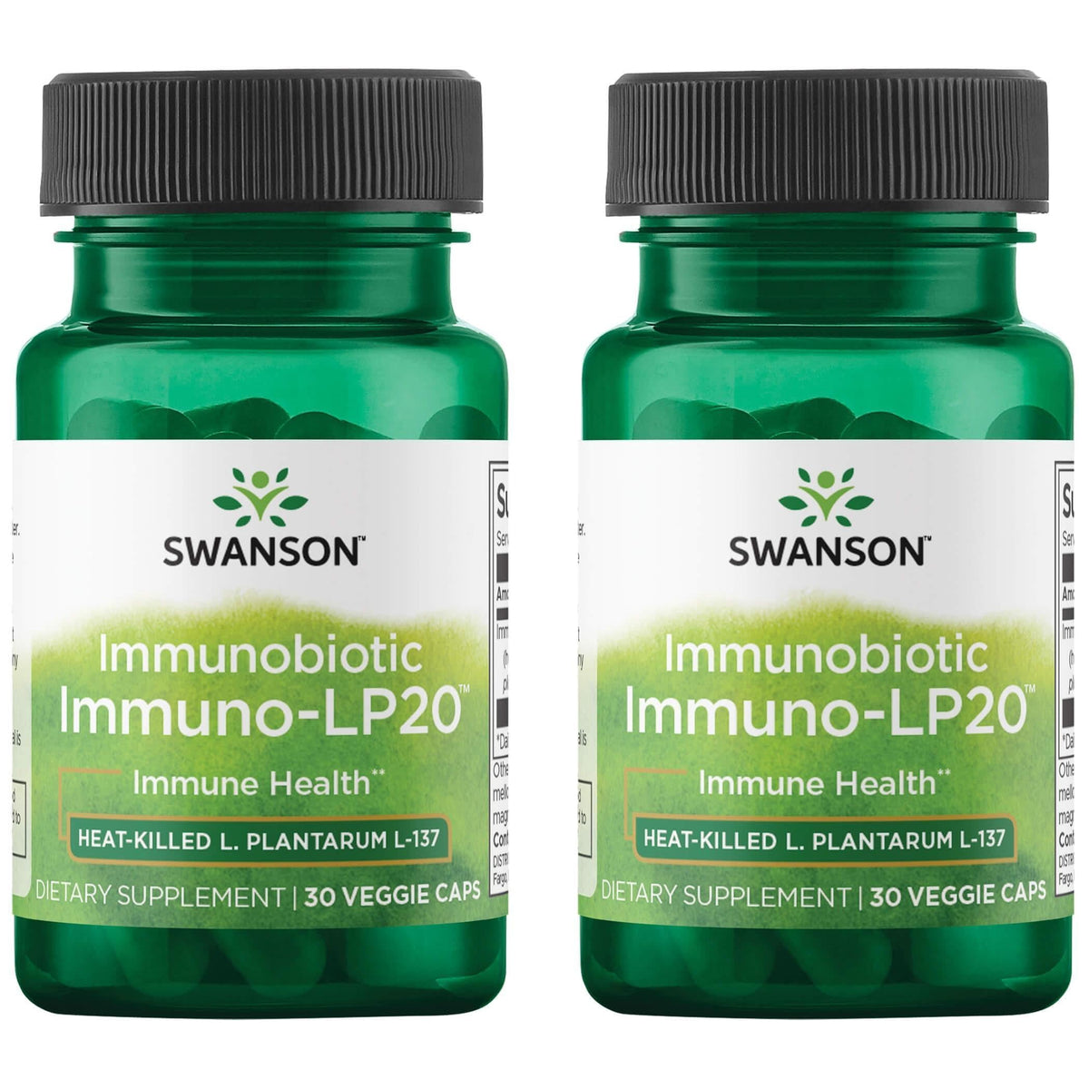 Swanson Immunobiotic Immuno-Lp20 50 Milligrams – 2-pack, 30 vegetarian capsules