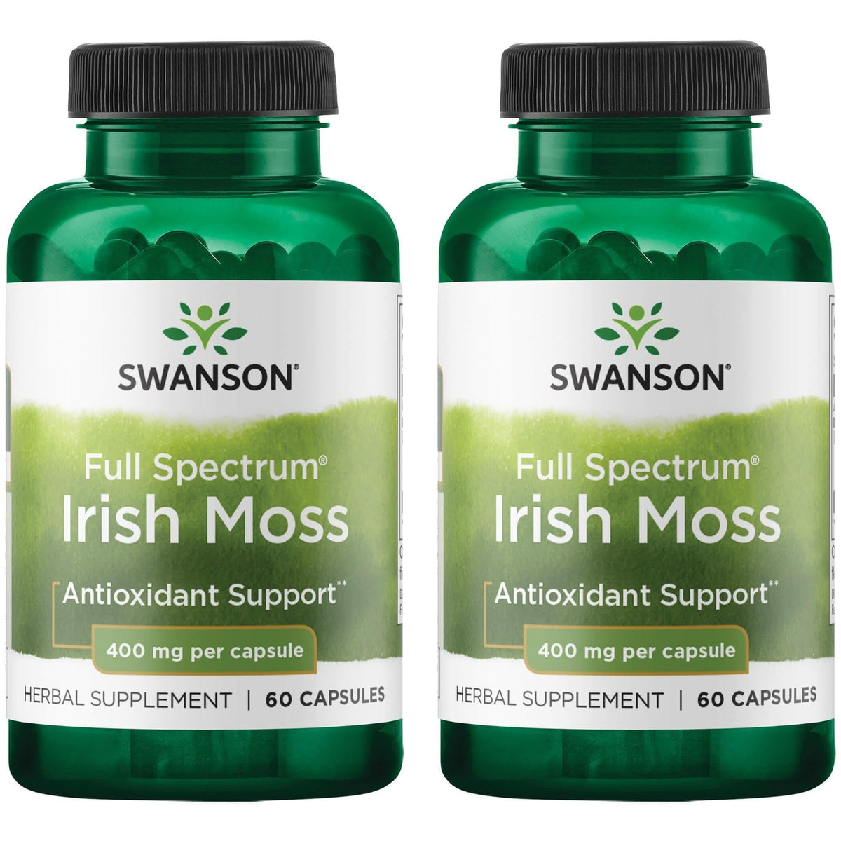 Swanson Full Spectrum Irish Moss 400 mg – 60 capsules, 2-pack bottle