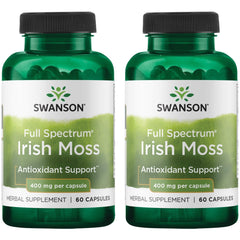 Swanson Full Spectrum Irish Moss 400 mg – 60 capsules, 2-pack bottle