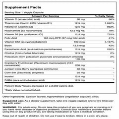 Close-up of Swanson Kidney Essentials bottle label showing ingredients