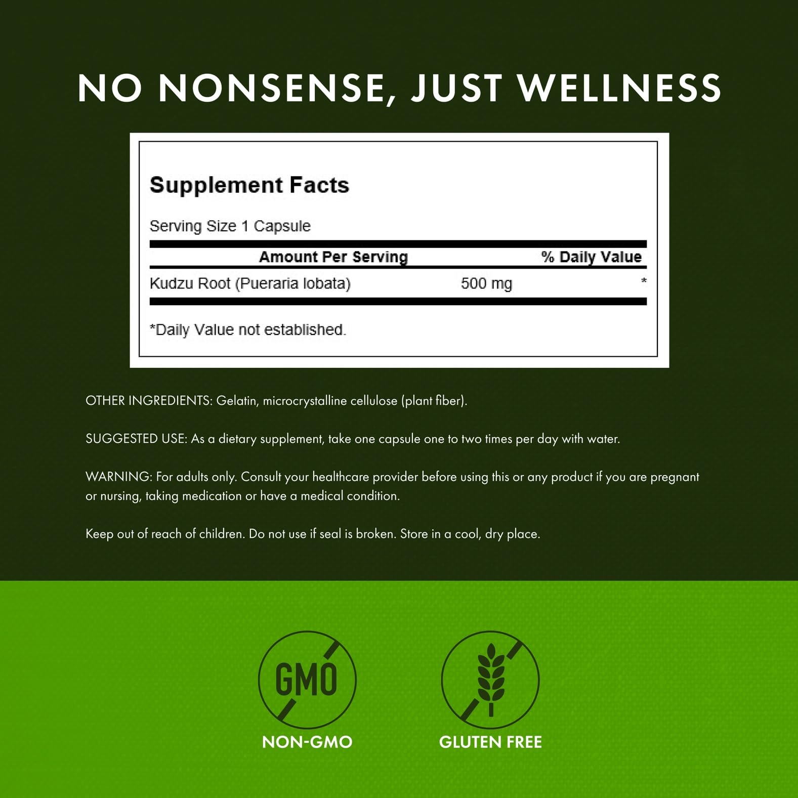 Kudzu Root packaging and box