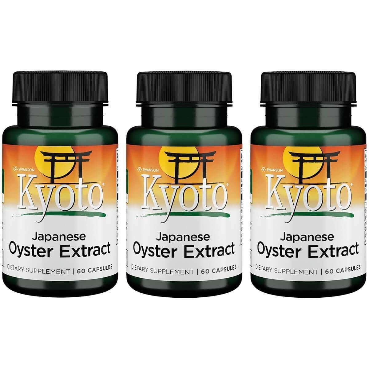 Swanson Kyoto Oyster Extract bottle with 60 capsules
