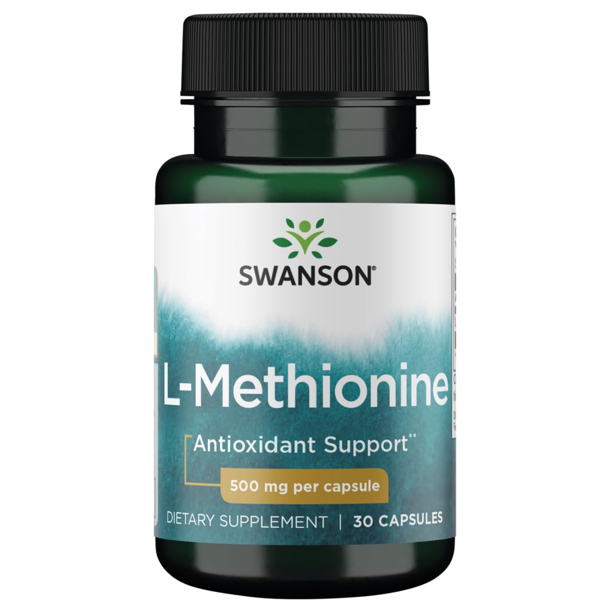 Swanson L-Methionine 500 mg bottle - 30 capsules