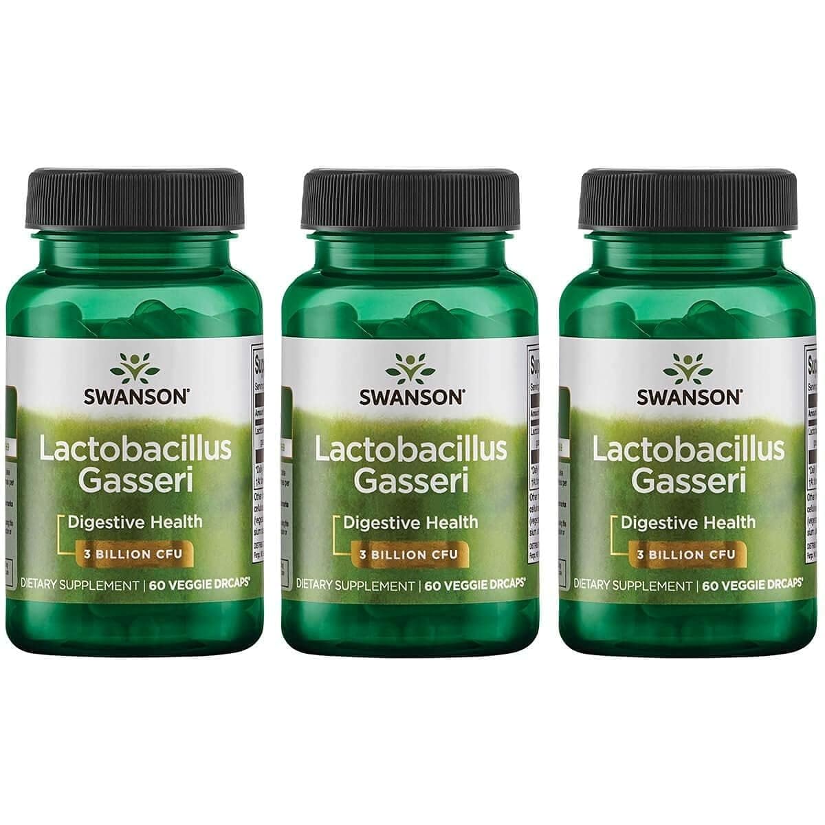 Bottle of Swanson Lactobacillus Gasseri probiotic with 60 veggie capsules