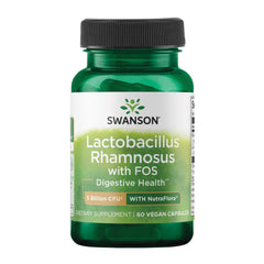 Swanson Lactobacillus rhamnosus with FOS 5B CFU probiotic capsules