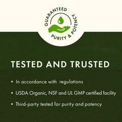 Supplement facts panel