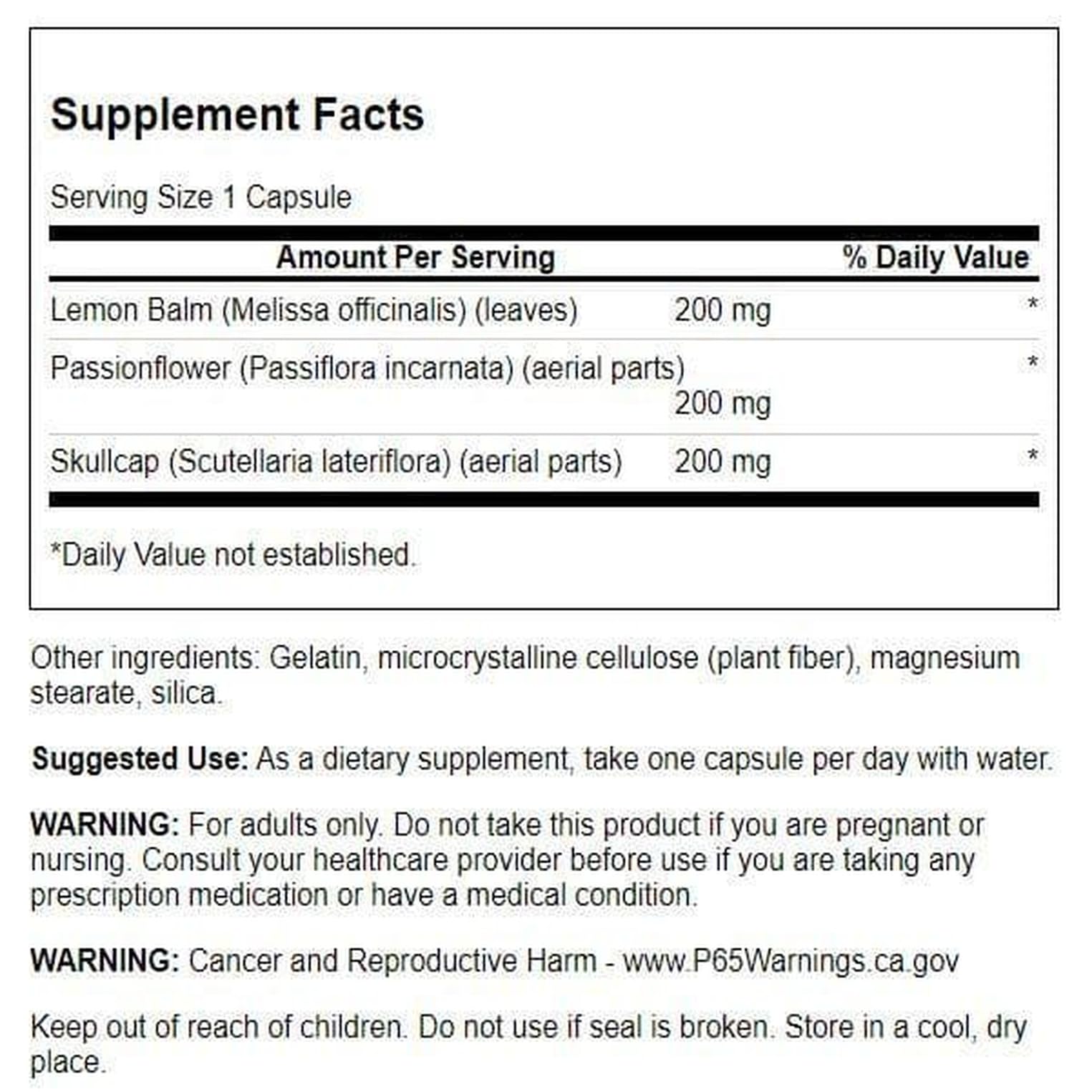 Close-up of Swanson supplement capsules