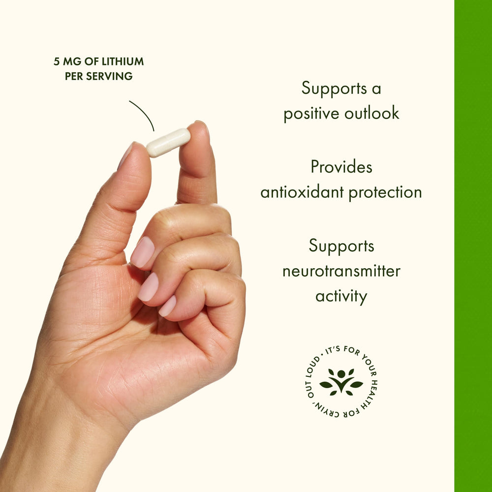 Memory and cognitive support concept with lithium orotate