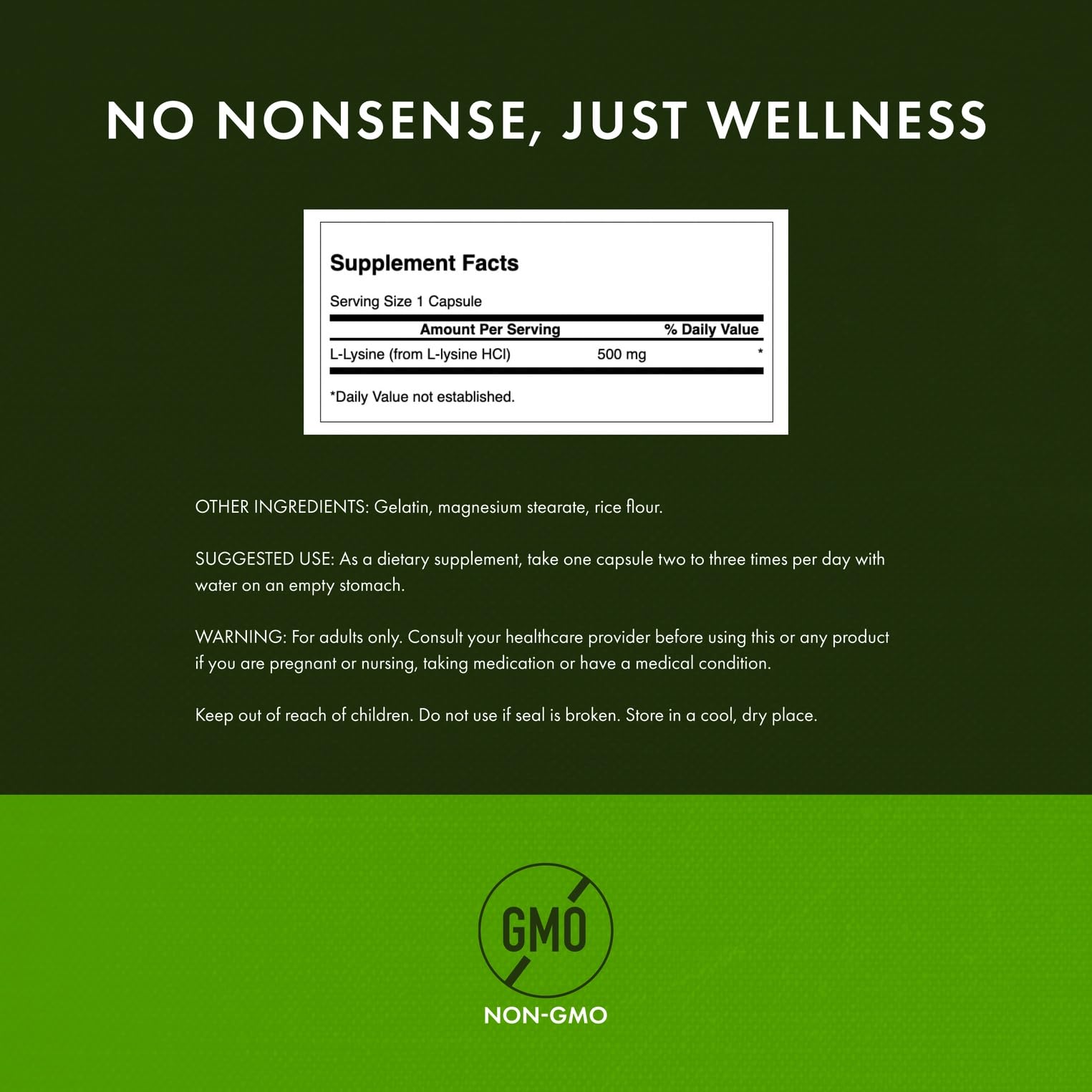 Graphic representing stress support benefits of L-Lysine