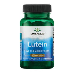 Swanson Lutein softgel bottle front label