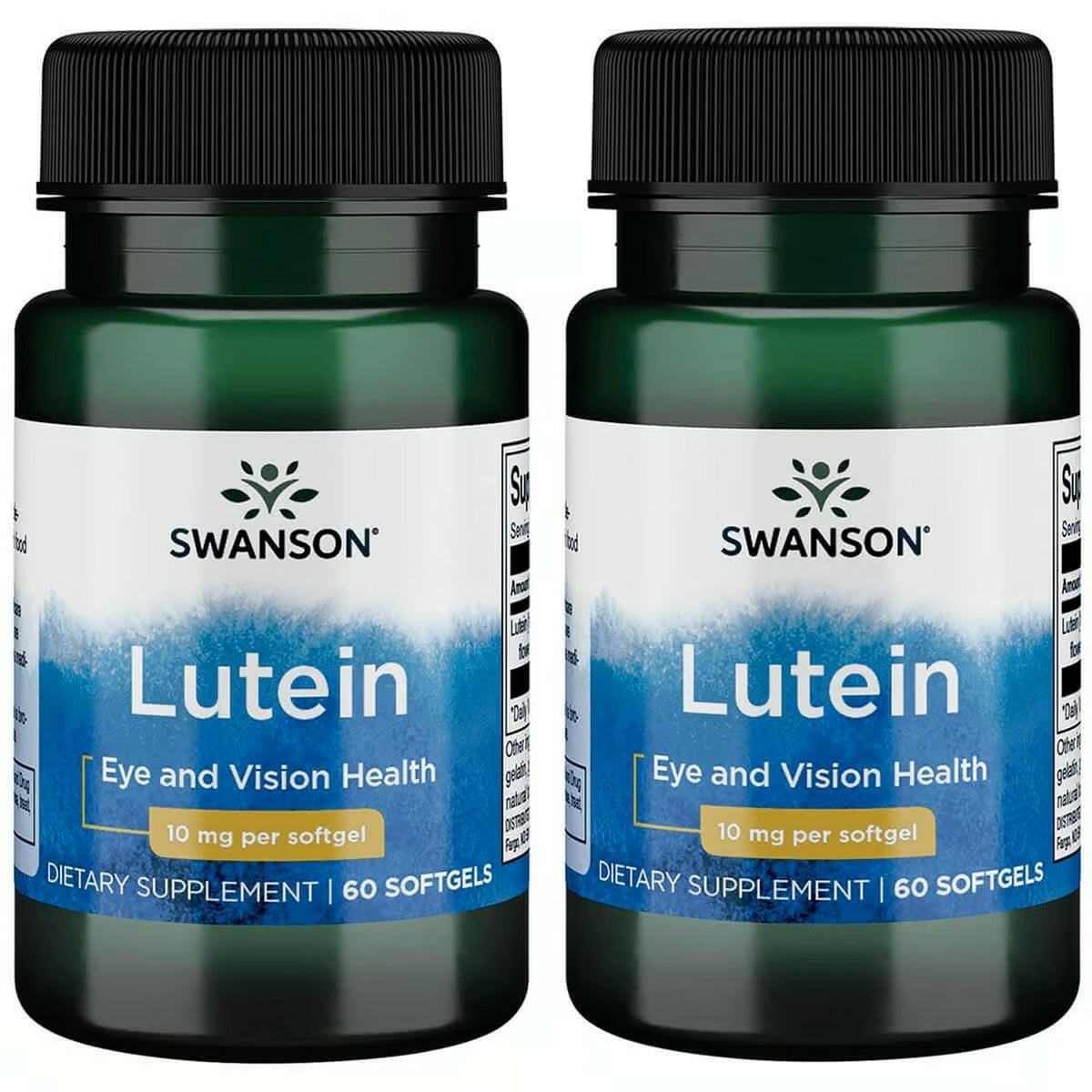 Swanson Lutein 10 mg bottle front