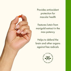 Supplement facts panel for Swanson eye health product