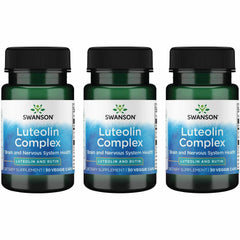 Front view of Swanson Luteolin Complex w/Rutin bottle