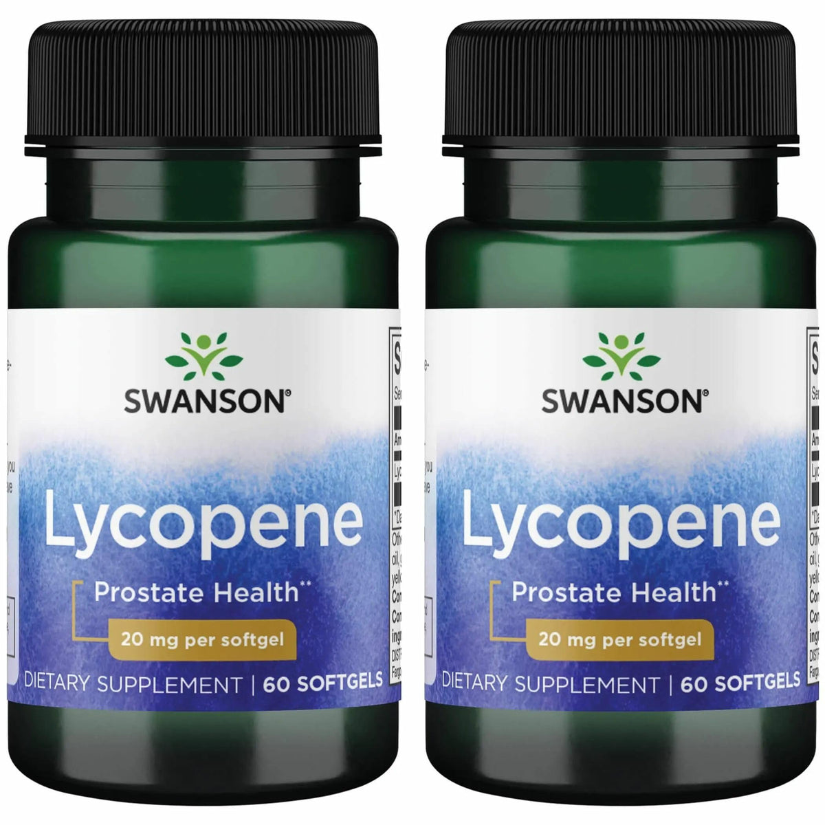 Swanson Lycopene 60 Softgels 2-Pack front view
