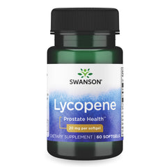 Swanson Lycopene 60 softgels bottle label