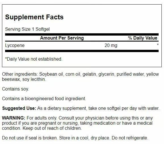 Swanson Lycopene packaging showing 4-pack